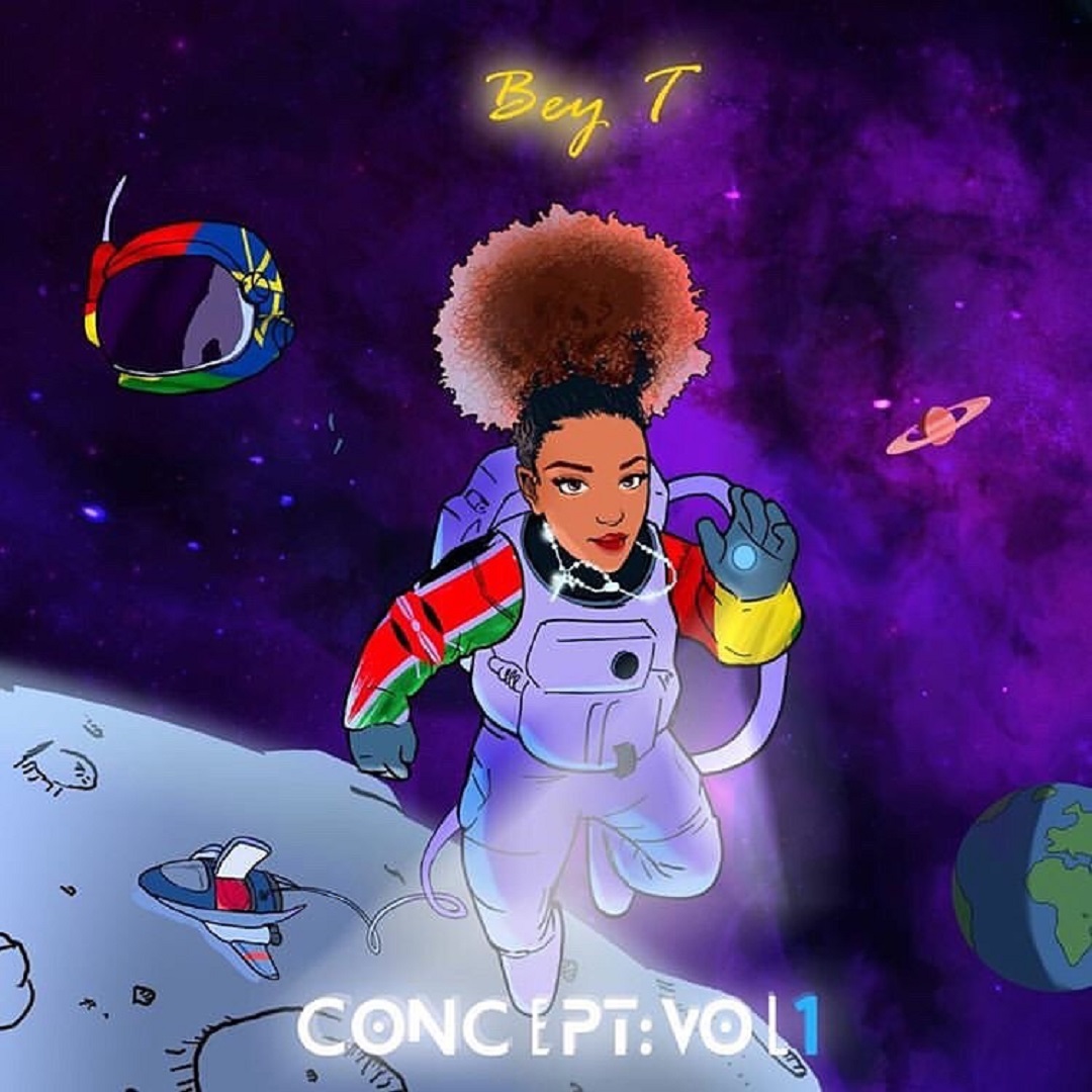 Bey T's official 'Concept: Vol 1' mixtape front cover art as designed by LOSTINSAVANNA. photo credit: Instagram/yungbeyt