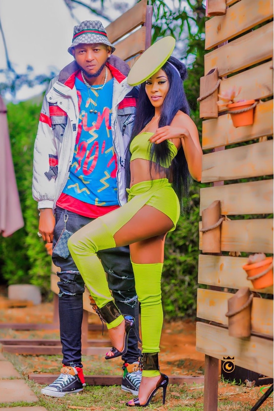 Colonel Mustafa and Notiflow when everything was okay between them. Mustafa and Notiflow were so much in love, maybe they are still. Photo credit: Instagram/colonelmustafa