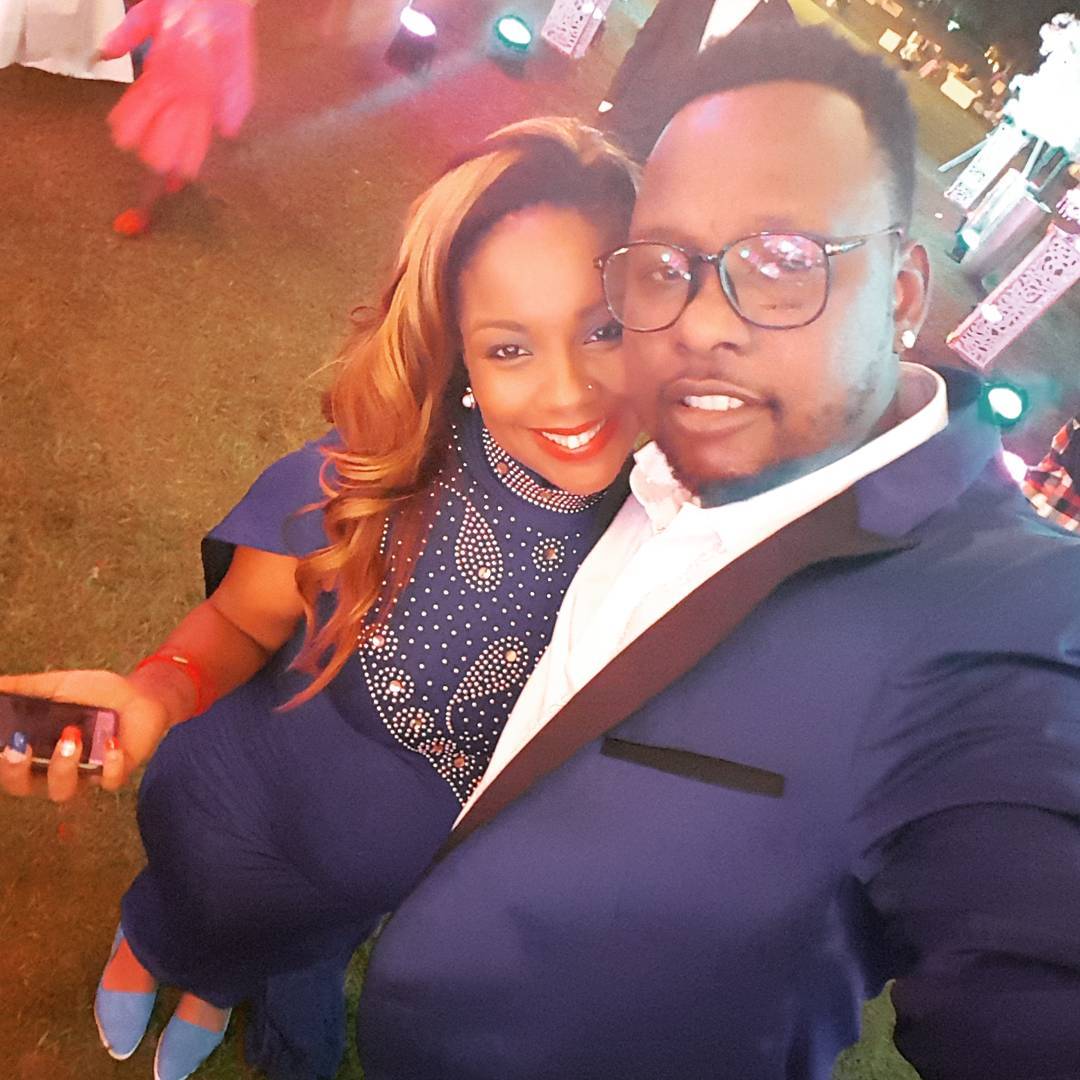 a happy photo of Marya and her husband, Kevin Mutisya who was the husband of Saumu Mbuvi's aunt. Photo credit: Facebook