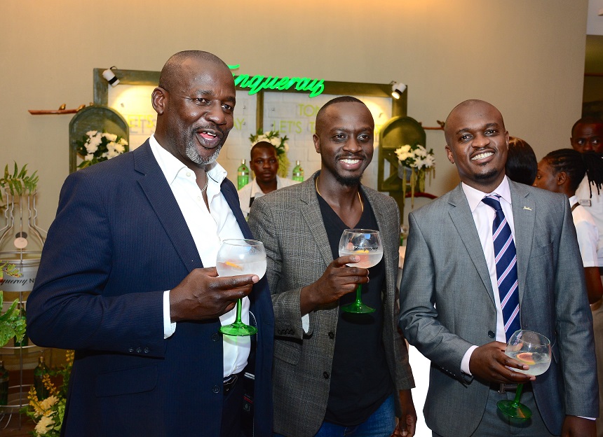 L-R, Branley Kang'ahi (Lawyer- Kang'ahi& Associates), Anthony Owich (Reserve Manager EABL), Randy Ngala (Marketing Manager, Radisson Blu Aboretum)