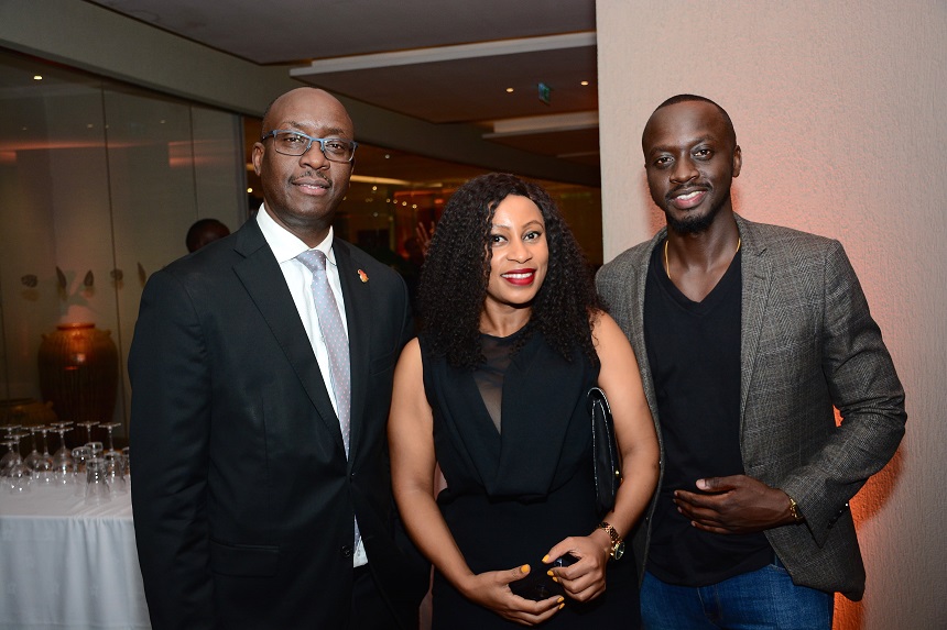 L-R, Paul Kasimu (Chief HR Officer Safaricom), Emma Karanja (Commercial Operations EABL), Anthony Owich Reserve Account Manager EABL)