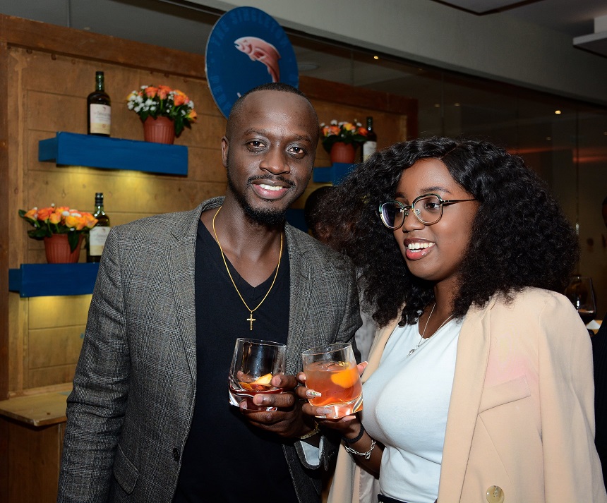 L-R, Stephanie Mulinge (Digital Content Creator - Yellowmoon), Anthony Owich (Reserve Manager EABL) 