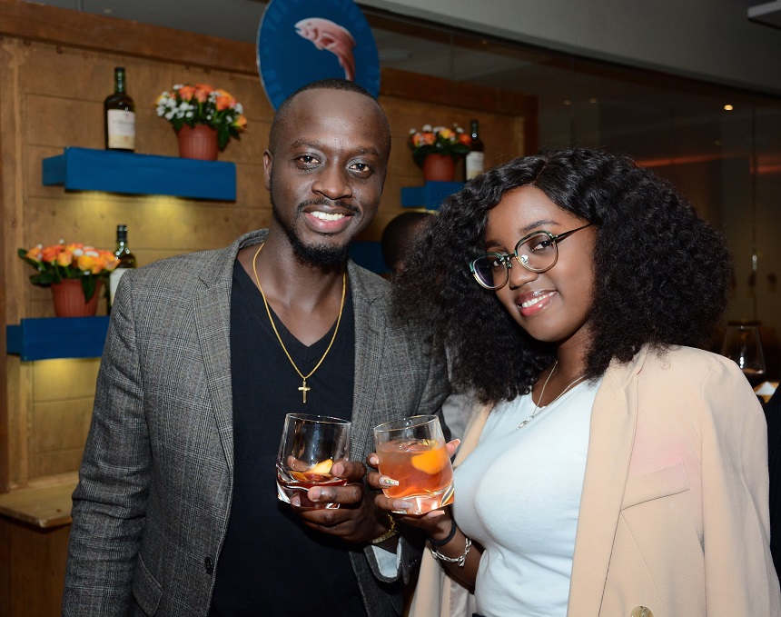 L-R, Stephanie Mulinge (Digital Content Creator - Yellowmoon), Anthony Owich (Reserve Manager EABL)