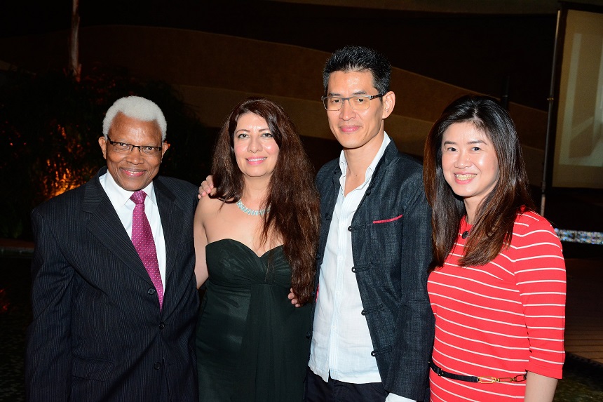 L-R, Wilson Njora, Rakhee Kantaria, Keith Khoo, Joyce Zim