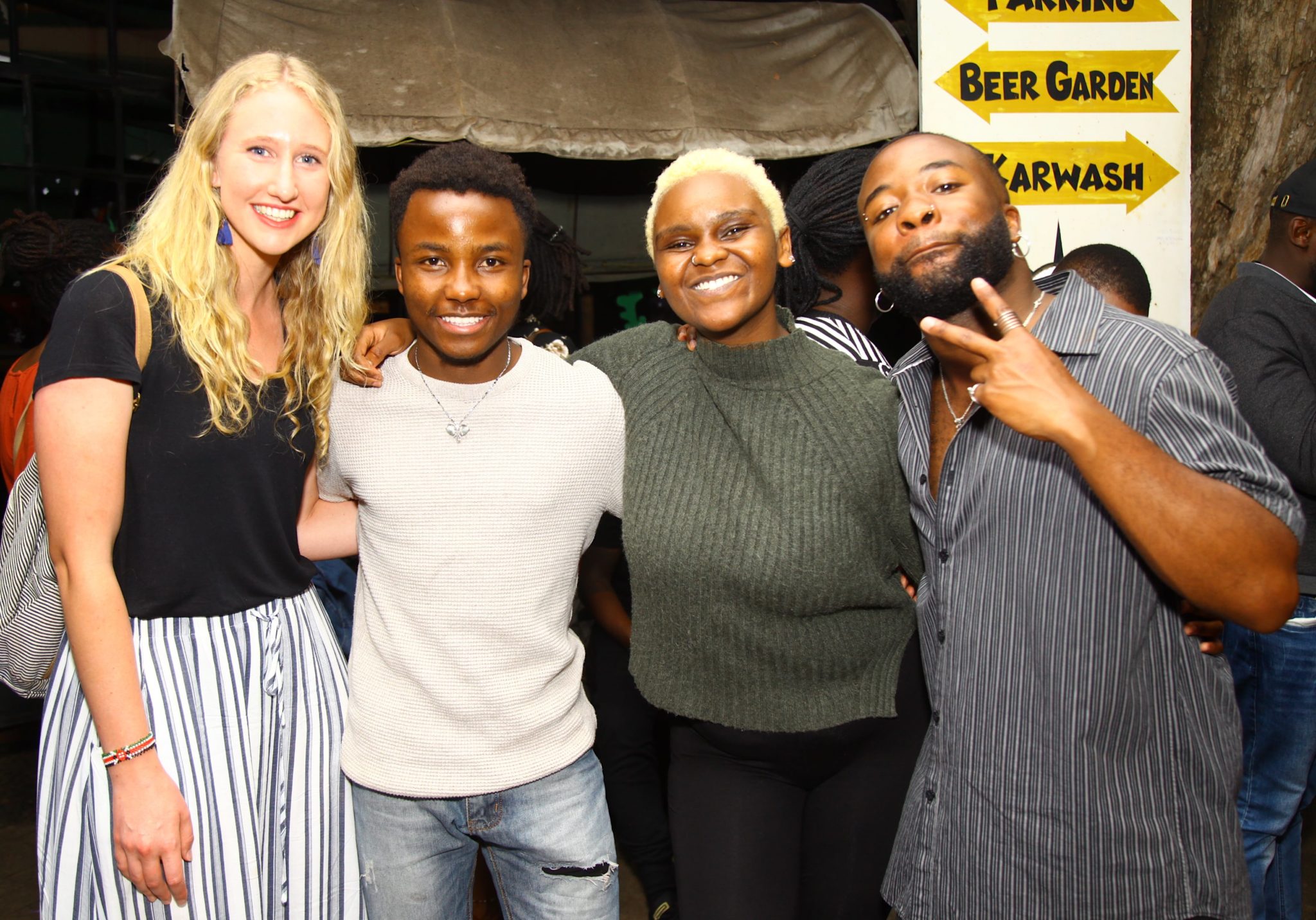 Nancar Rowl, Dre Macharia, Warima & Tim Reynolds.