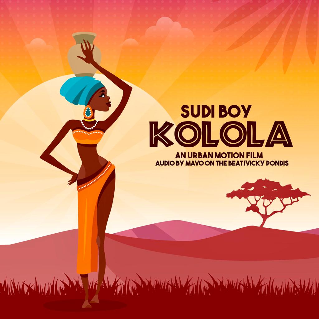 Sudi Boy's official cover art for 'Kolola' song as produced by Mavo and Vicky Pondis. Photo credit: Instagram/sudiboyofficial