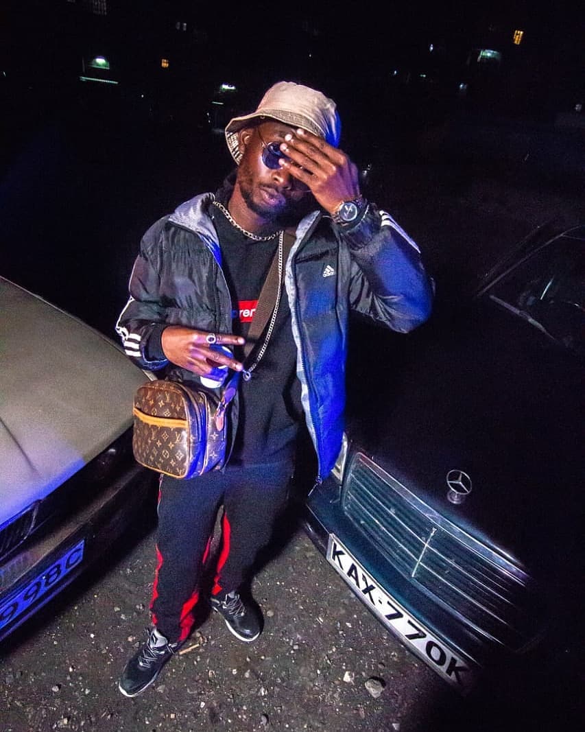 Domani Munga has been consistently over the years been releasing the 'Mungu' records which has seen himself getting the recognition he deserves in the rap game. Photo credit: Instagram/wakadinali