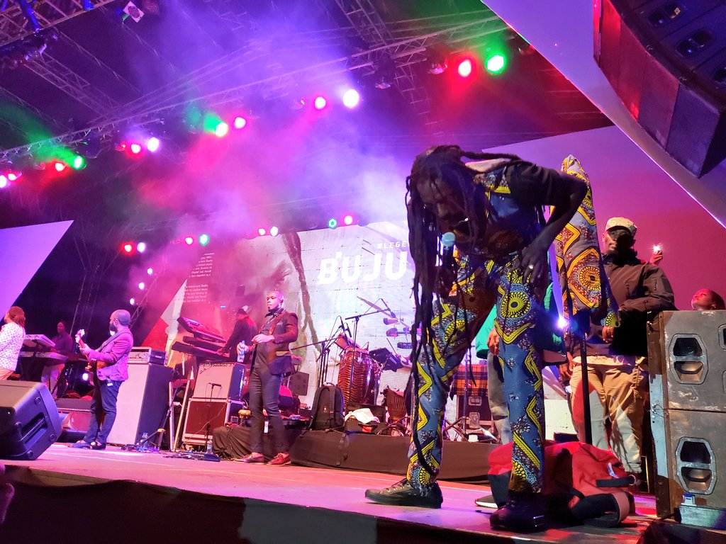 Buju Banton performing live on his concert at the K.I.C.C. Photo credit: Boniface Mwangi