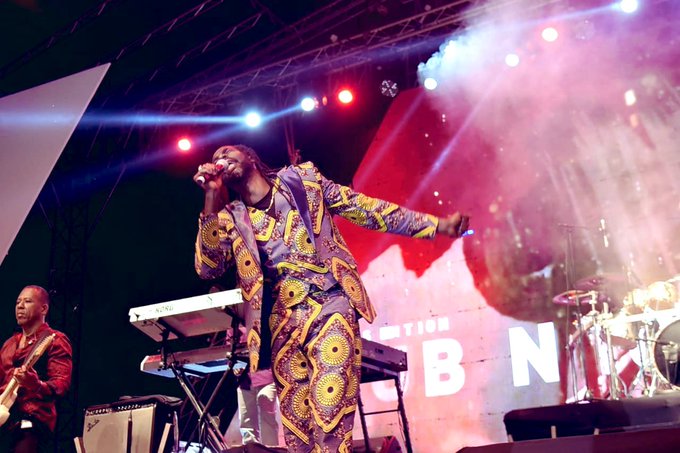 Buju Banton performing live on his concert at the K.I.C.C. Photo credit: Mwalimu Rachel