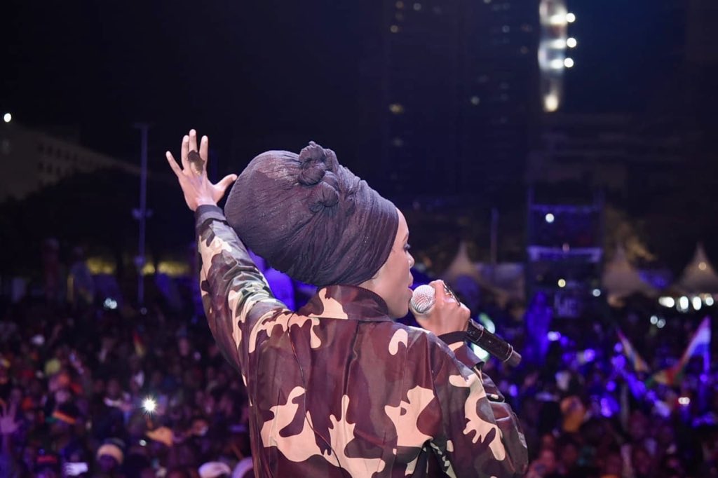 Jahmby Koikai at Buju Banton Concert. Photo Credit: NRG Radio