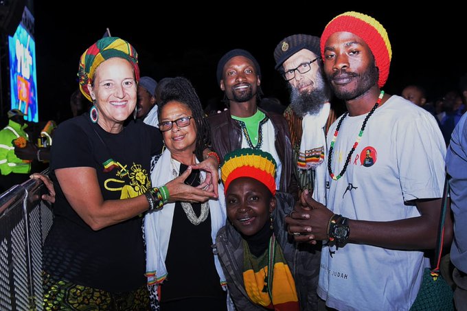 Fans at Buju Banton's concert in K.I.C.C. Photo credit: NRG Radio