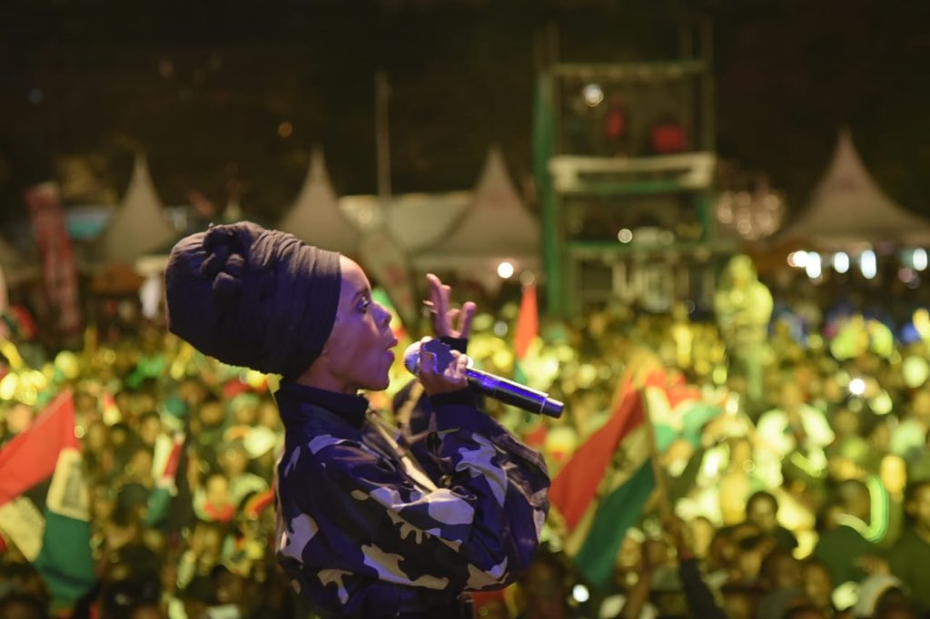 Jahmby Koikai at Buju Banton Concert. Photo Credit: NRG Radio