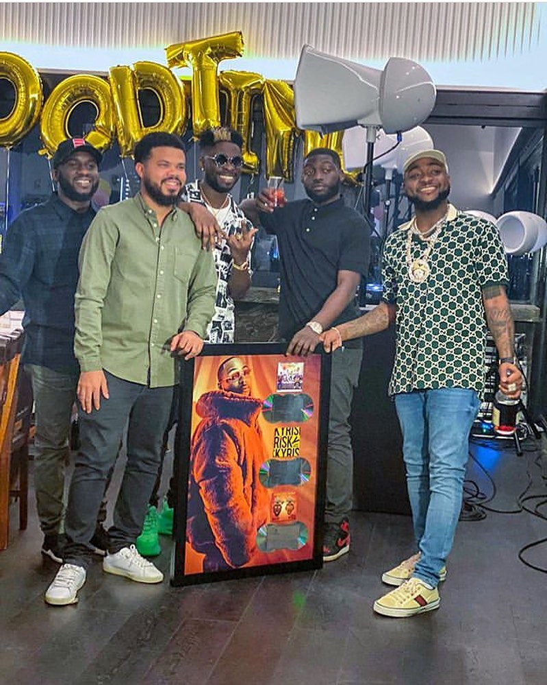 Davido attained international domination with his 'A Good Time' studio album which has since been certified platinum. Photo credit: Instagram/davidoofficial