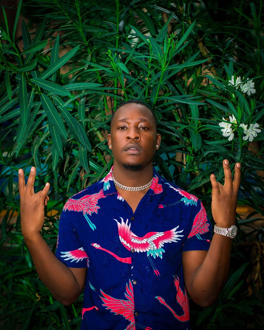 Japesa is the second mainstream rapper to jump on Motif's produced 'Yes Bana' record by Khaligraph Jones and Bien-Aimé after Breeder LW. Photo credit: Instagram/japesakenya