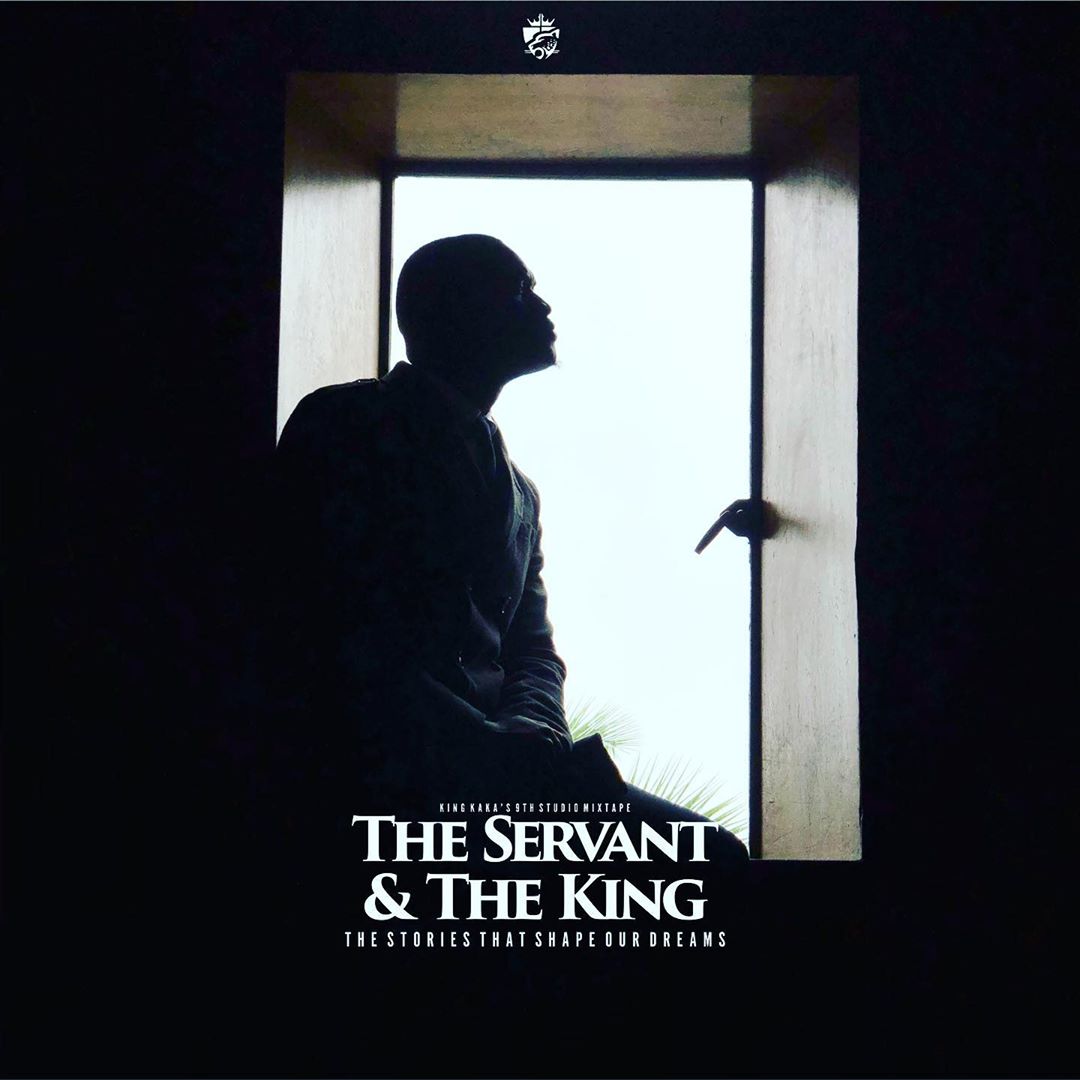 King Kaka's unofficial cover art photo for his upcoming mixtape, 'The King & The Servant' that has two sides. The two sides are from King Kaka and Rabbit. Photo credit: Instagram/thekingkaka
