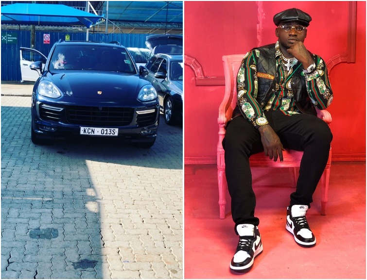 Khaligraph Jones buys himself a new Porsche Cayenne