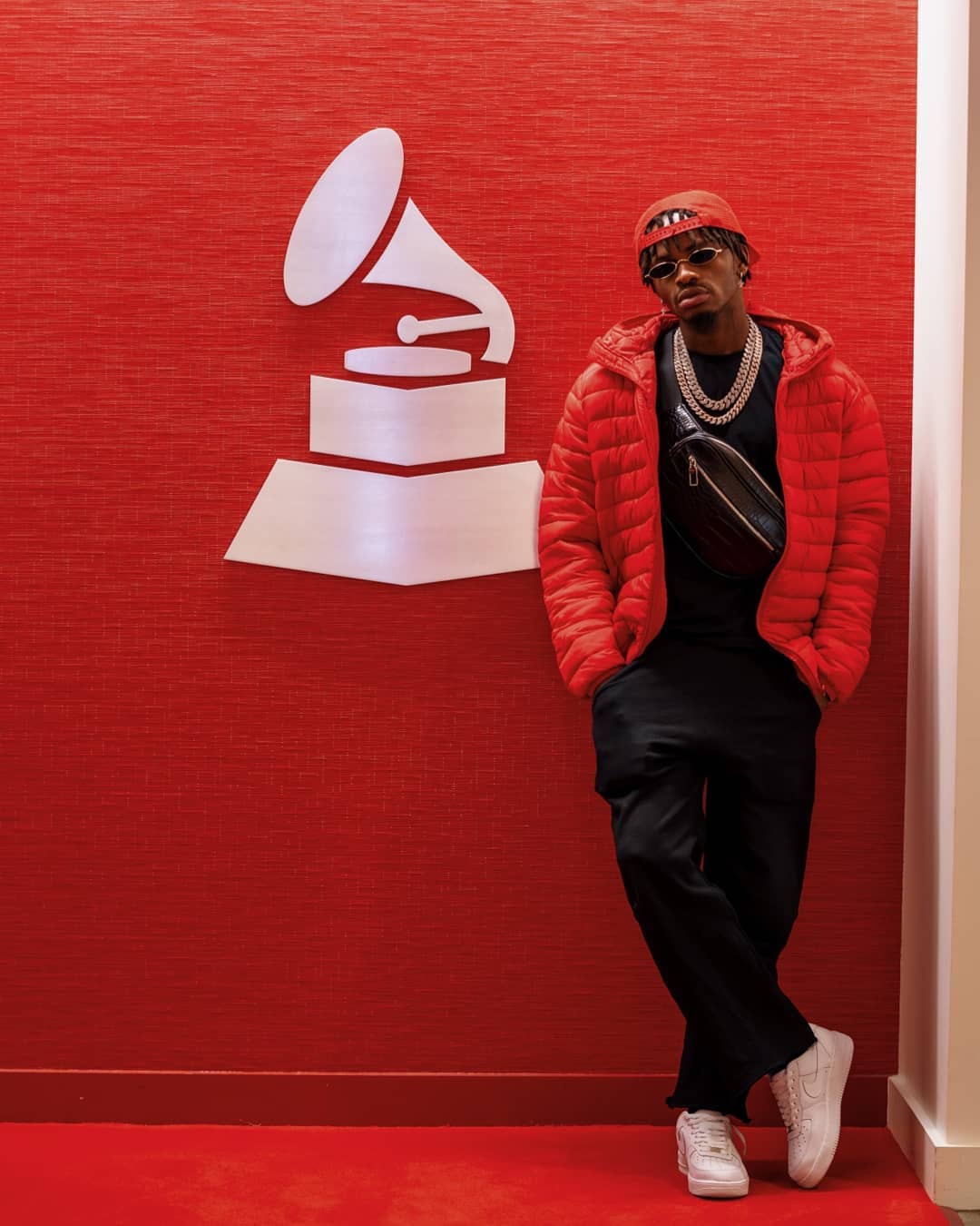 Diamond Platnumz at offices of The Recording Academy in Santa Monica, California, United States where he had a constructing meeting together with his manager, Babu Tale. Photo credit: Instagram/diamondplatnumz