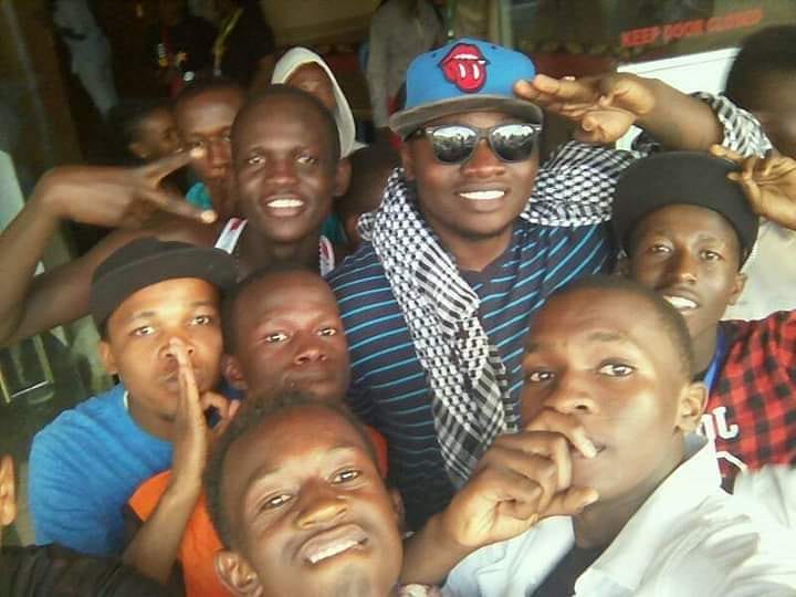 Khaligraph Jones and ExRay back in the day before ExRay established himself as one of the most sought after Gengetone musicians. ExRay was a fan of Khaligraph Jones and his music way before he made a name for himself in the music industry. Photo credit: Instagram/iamexray