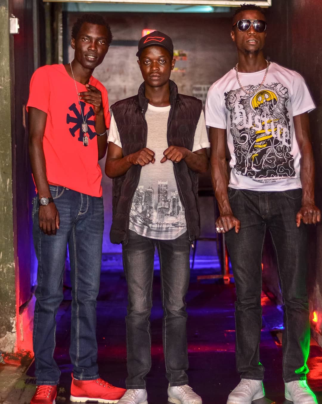 Mbogi Genje has numerous hit records like 'Kidungi', 'Ngumi Mbwegze', 'Ikijipa', among others. From left to Right: Militan(Govana), Guzu and Smady Tingz who comprise of Mbogi Genje. Photo credit: Instagram/mbogigenje