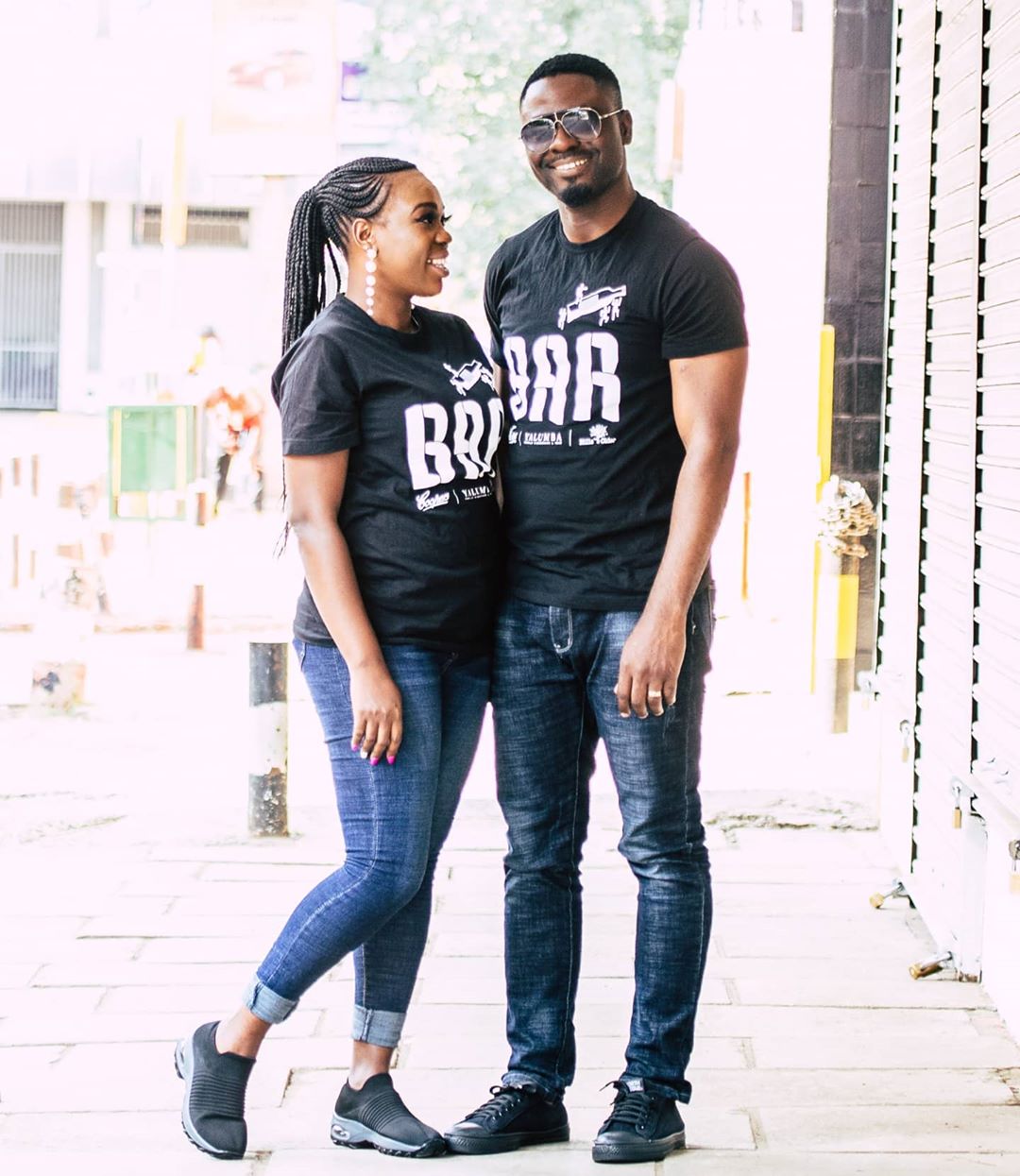 Ruth Matete and husband, John Apewajoye. Photo credit: Instagram/ruth_matete
