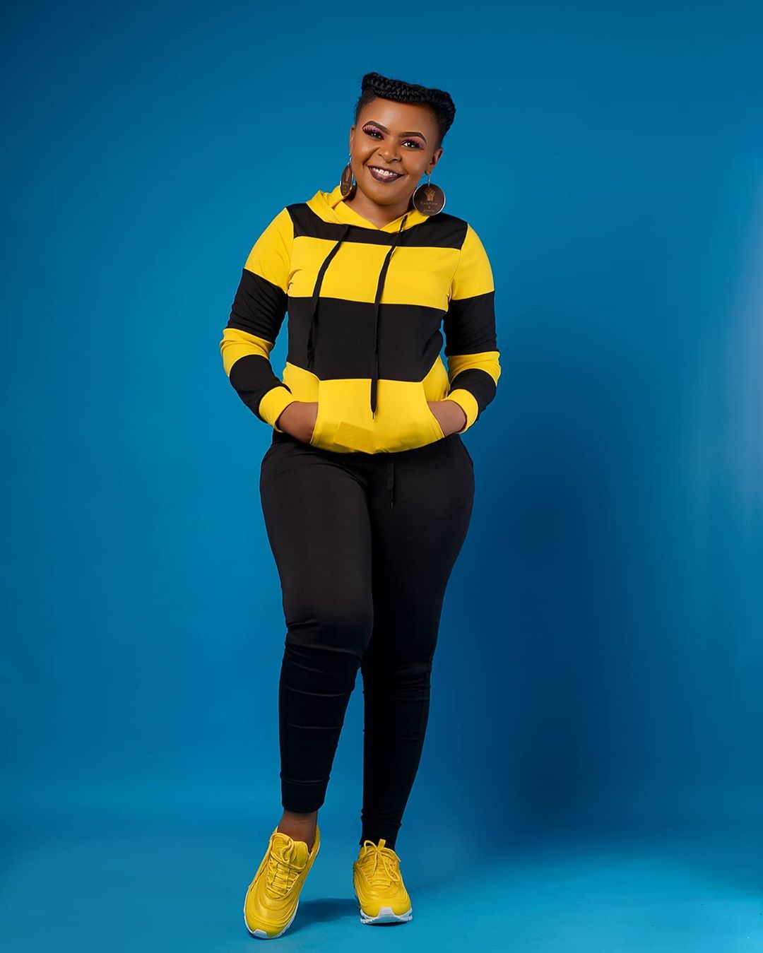At one moment in time, a couple of years ago, Size 8 who is now a brand ambassador for a leading diapers company couldn't afford to buy herself sanitary towels. Photo credit: Instagram/size8reborn