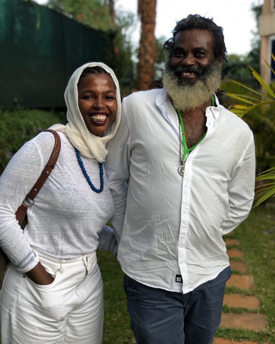 Tecra Muigai with her beachboy boyfriend, Omar Lali