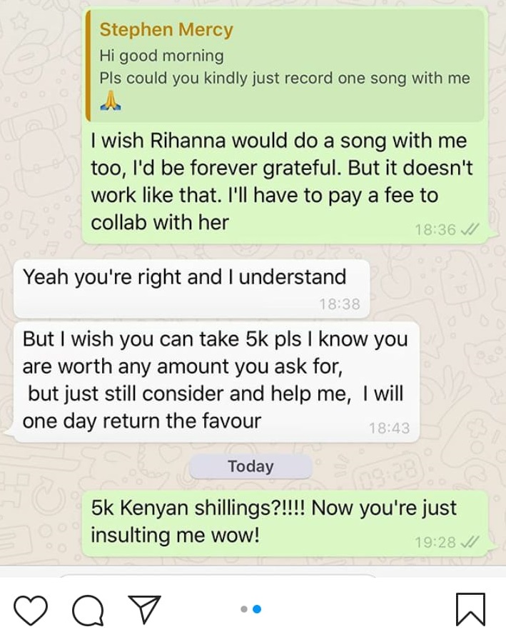 Noti Flow disclosing her collaboration fee