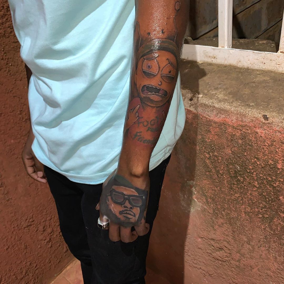 chief keef tattoos on his arm