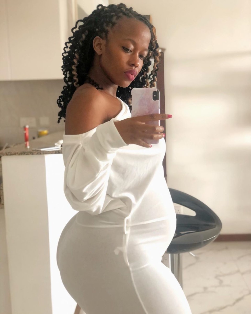 Corazon Kwamboka is expecting her first child with her boyfriend, Frankie Just Gym It. Photo credit: Instagram/corazon_kwamboka