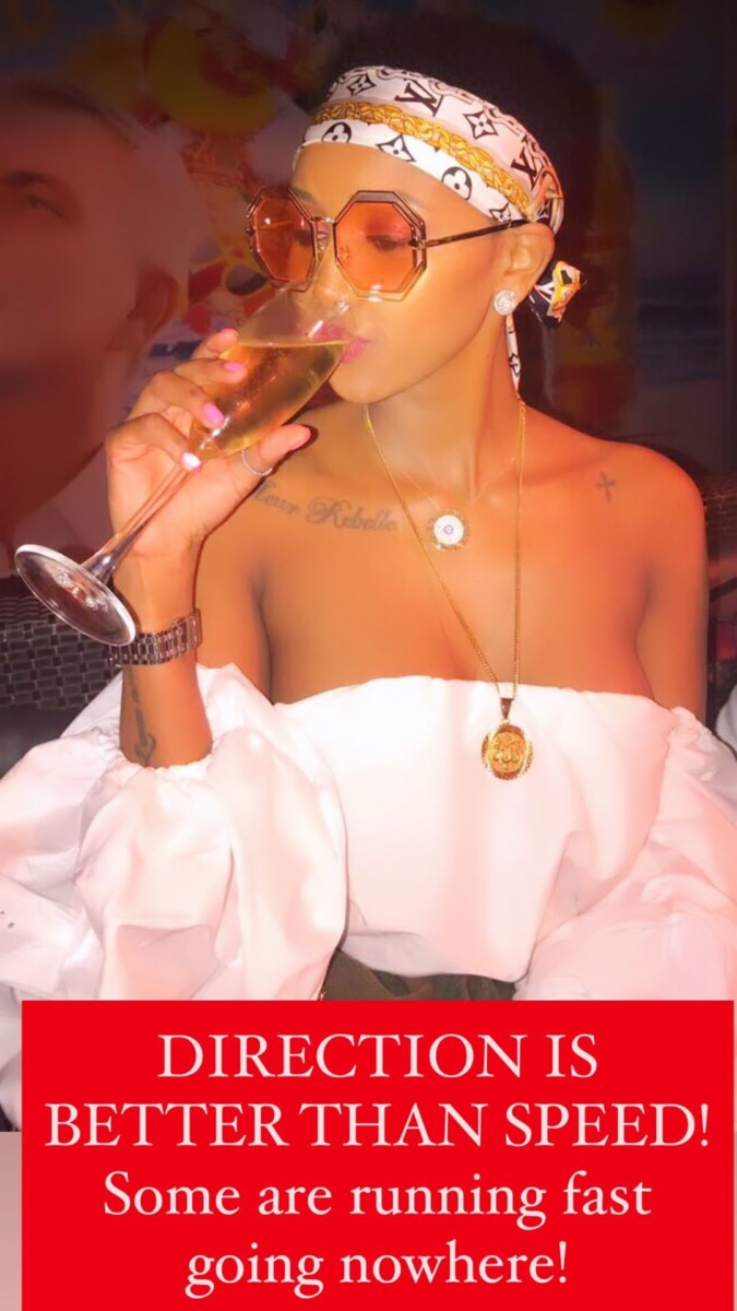 Huddah Monroe has said it best. Photo credit: Instagram/huddahthebosschick