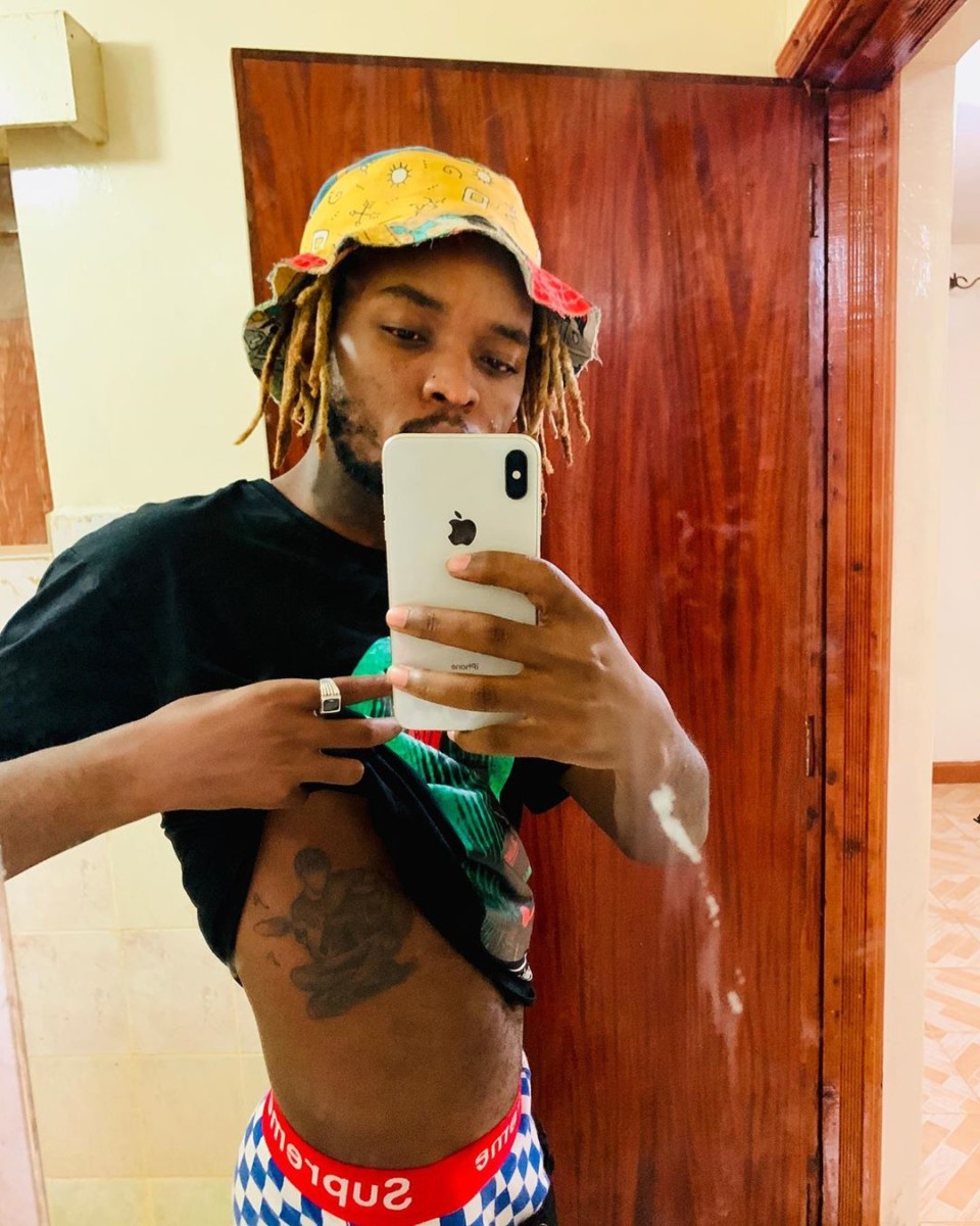 Magix Enga's tattoo that he got on his rib cage. Photo credit: Instagram/magix_enga