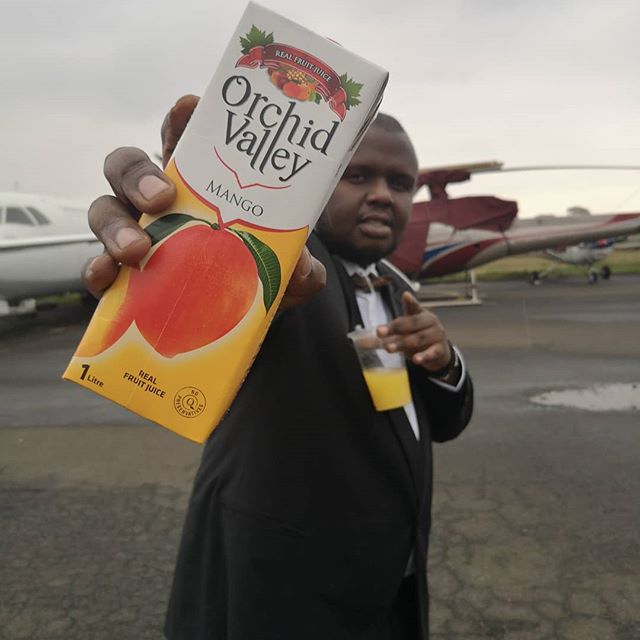 Mejja was involved in Orchid Valley advertisement together with fellow entertainer, Jalang'o a few weeks ago. Photo credit: Instagram/mejjagenge