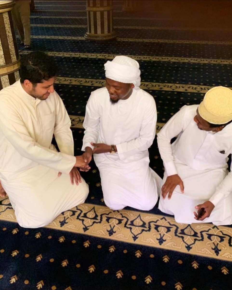 Ben Pol converted in Masjid Maamur mosque on 23, November 2020. Photo credit: Instagram/iambenpol