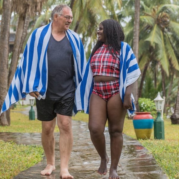 Nyota Ndogo featured her husband, Henning Nielsen on her recently released love song dubbed 'Woman'. This is the first time she's involved her husband to be a part of her music video. Photo credit: Instagram/nyota_ndogo
