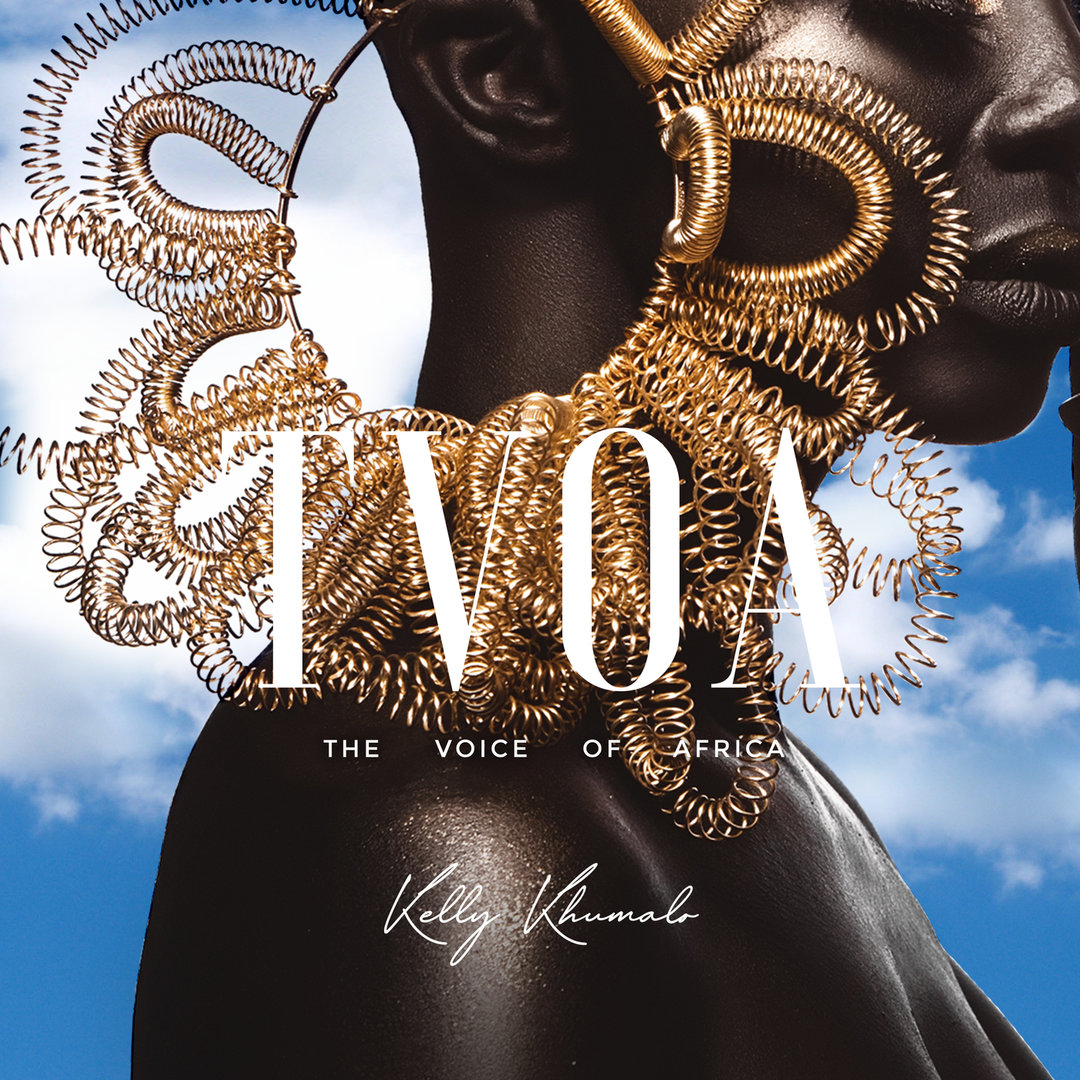 Kelly Khumalo's official cover art for 'The Voice of Africa' studio album. Photo credit: Instagram/kellykhumaloza
