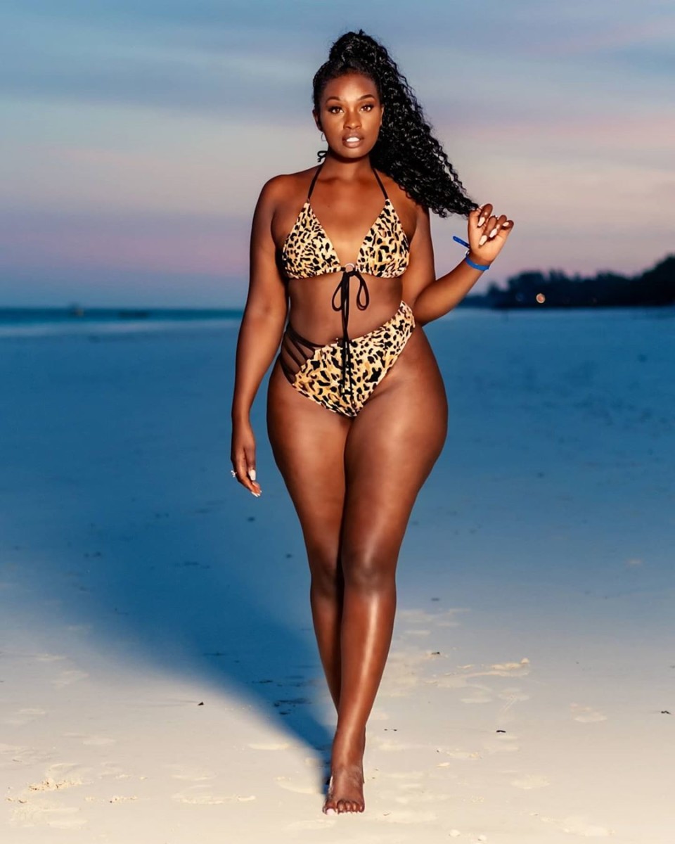 Maureen Waititu on the beach a few weeks ago when she went on a vacation with her two sons. Photo credit: Instagram/maureenwaititu