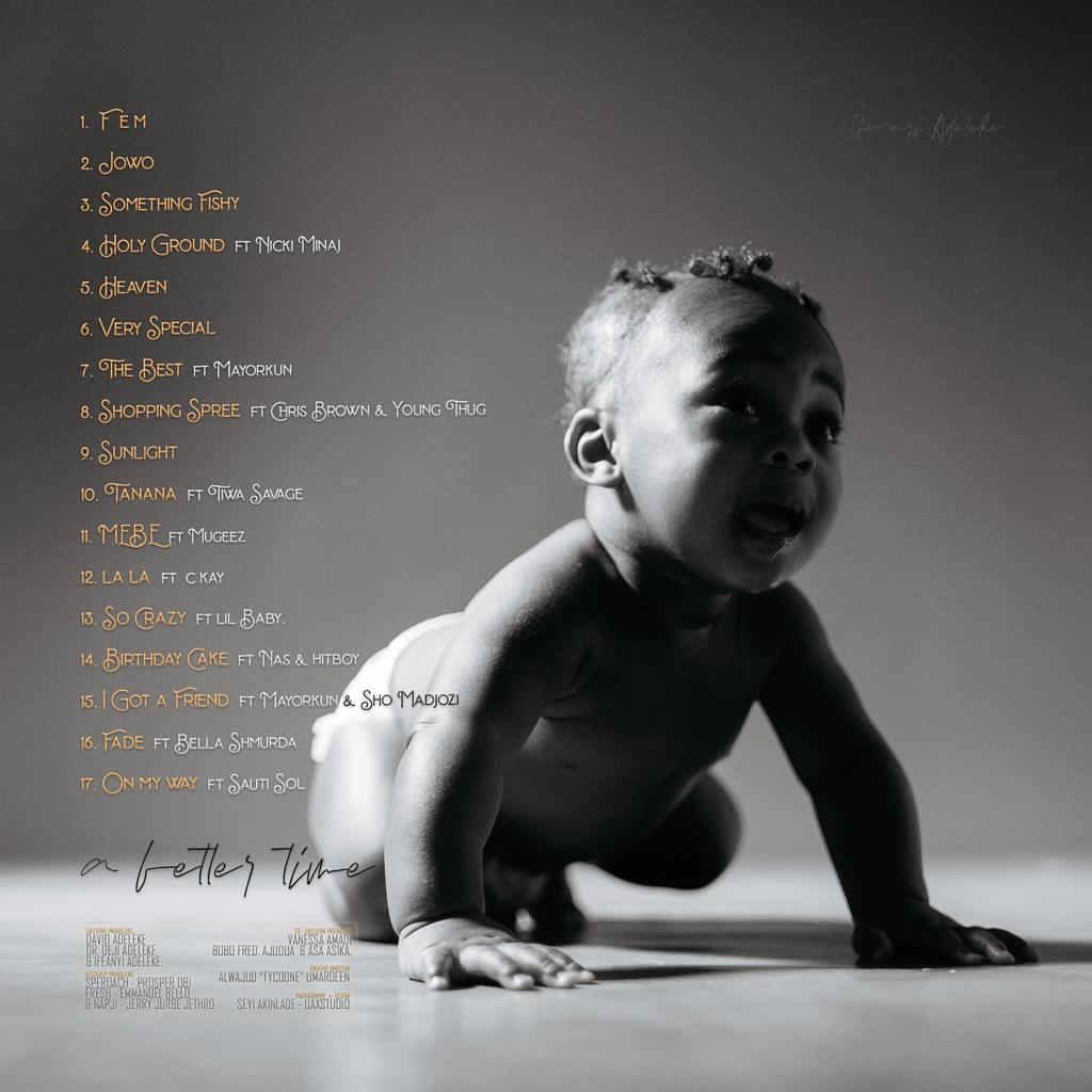 Davido's news album 'A Better Time'
