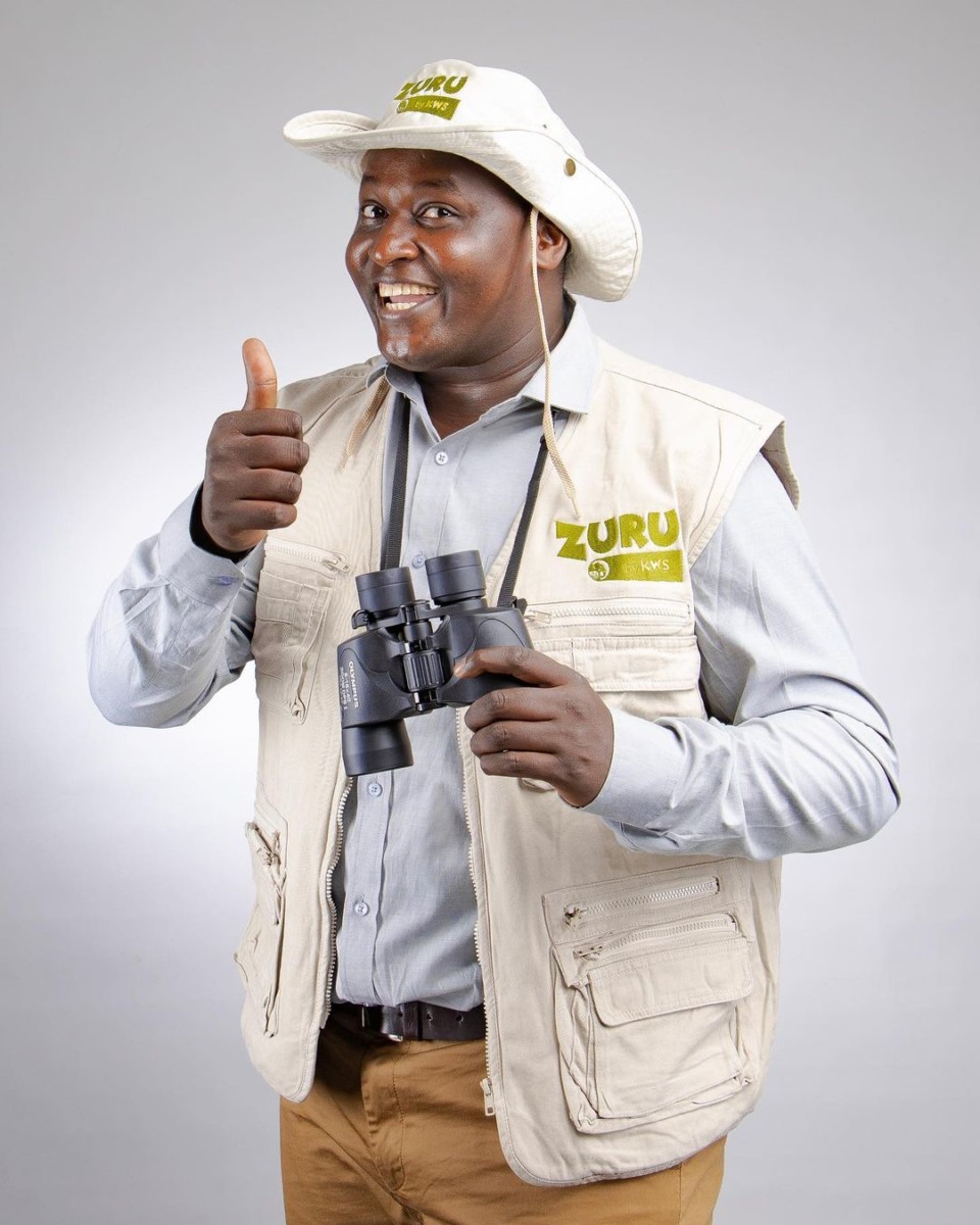 Terence Creative real name Lawrence Macharia is the face and brand ambassador for KWS. Photo credit: Instagram/terencecreative