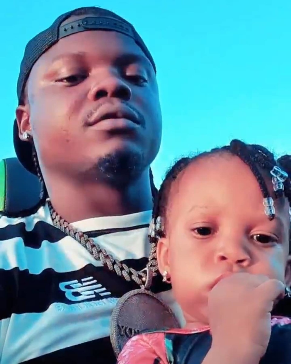 Harmonize and his daughter