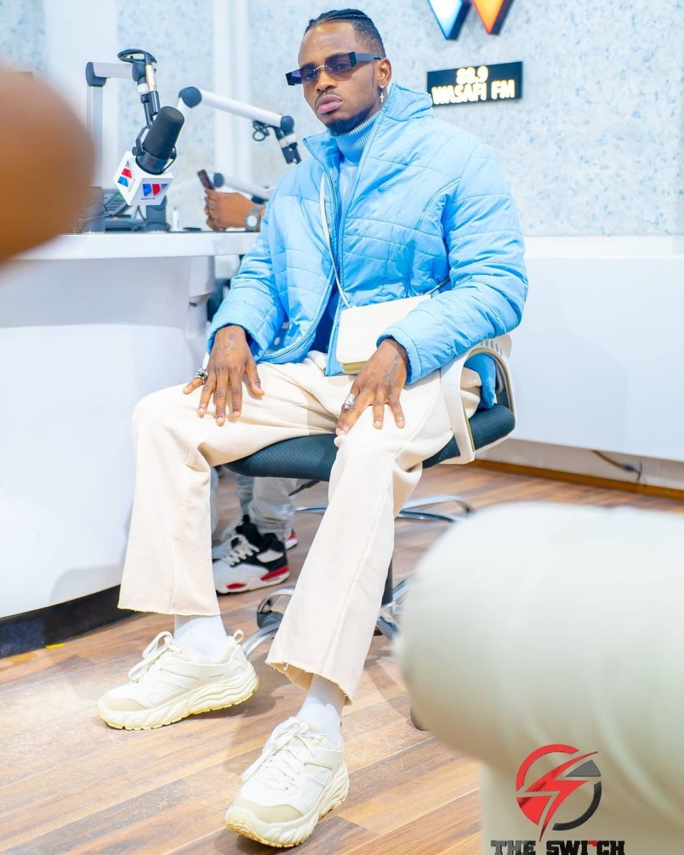 Diamond Platnumz was on Wasafi FM yesterday where he opened up for the very first time about a lot of things. Photo credit: Instagram/diamondplatnumz