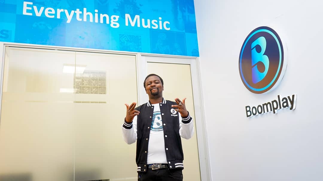 Jinx at the Boomplay offices in Nairobi, Kenya. Photo credit: Instagram/jinxlike