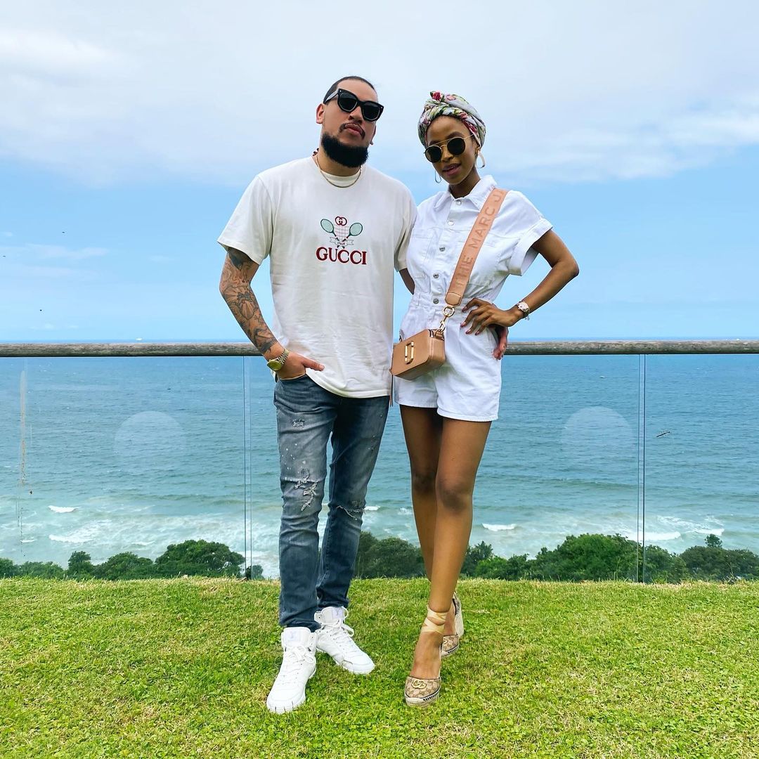 AKA with his beautiful girlfriend, now fiancee Nelli Tembe. Photo credit: Instagram/akaworldwide