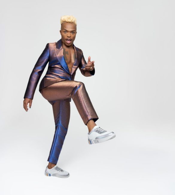 Somizi unveils collaboration sneakers with Bathu