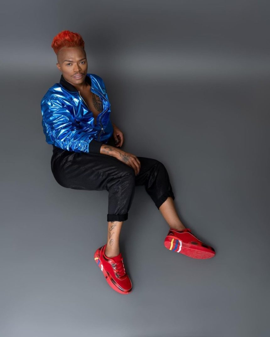 Somizi unveils collaboration sneakers with Bathu