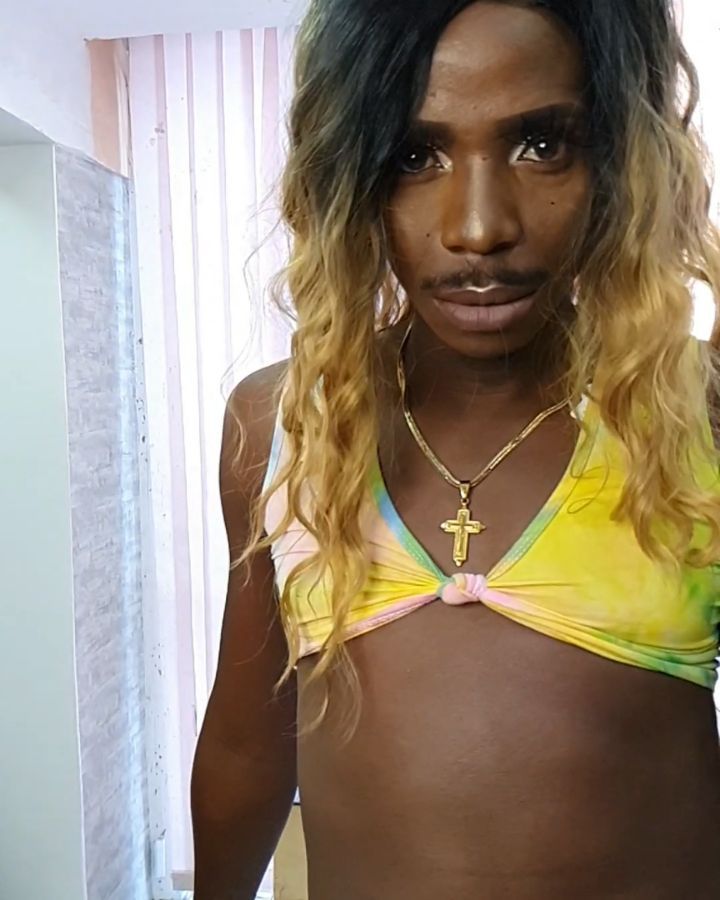 Eric Omondi as a woman. Photo credit: Instagram/ericomondi