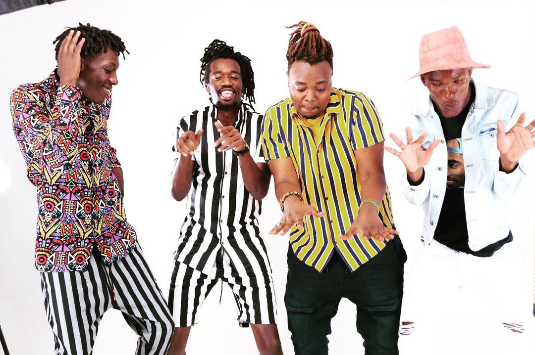 Ochungulo Family members, from left to right: Kardozar, Benzema alias Alejandro, NellytheGoon, and DMore. Photo credit: Instagram/ochungulo_family