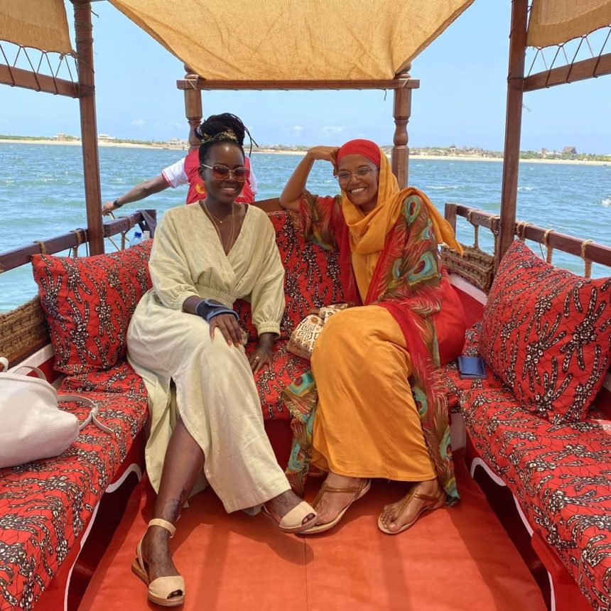 Lupita Nyong’o triggers reaction after spotted in Lamu