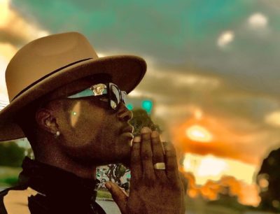 Otile Brown spotted rocking Bershka Men’s ankle boots with chunky sole 