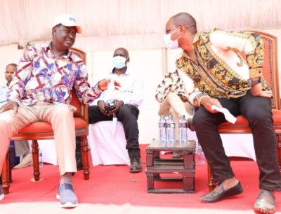 Evans Kidero spotted with ODM leader Raila Odinga in Kilifi