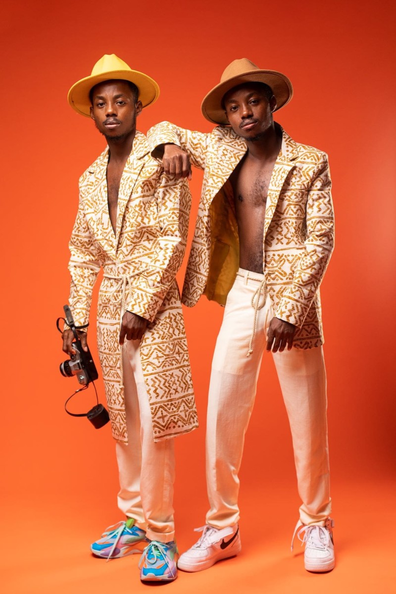 Twinsdntbeg, pronounced "Twins don't beg" from Ghana are in Kenya for this year's edition of the Entrepreneur Fashion Week. Photo credit: Instagram/twinsdntbeg